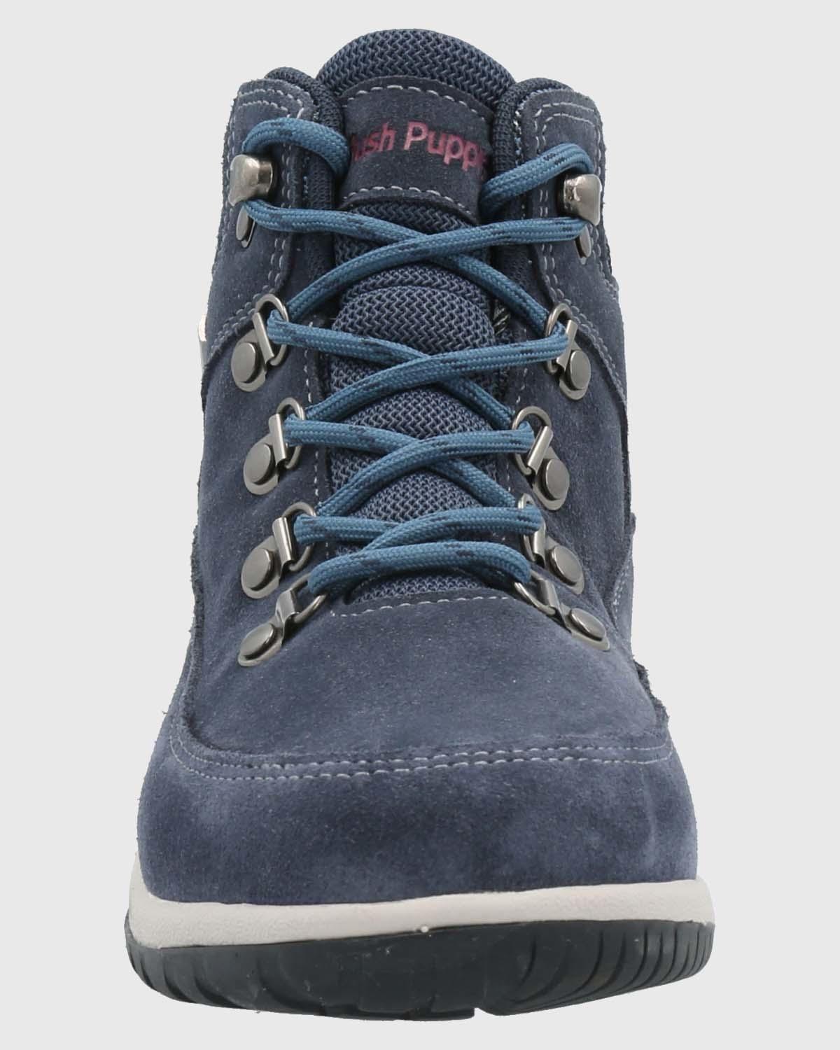 Botin Cuero Mujer Emur Azul-3