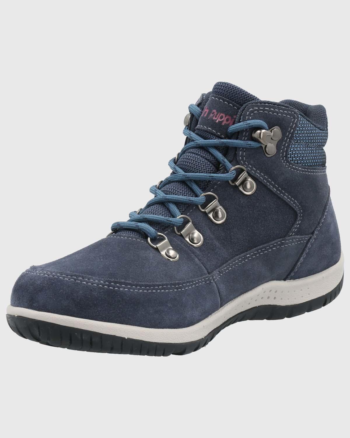 Botin Cuero Mujer Emur Azul-4