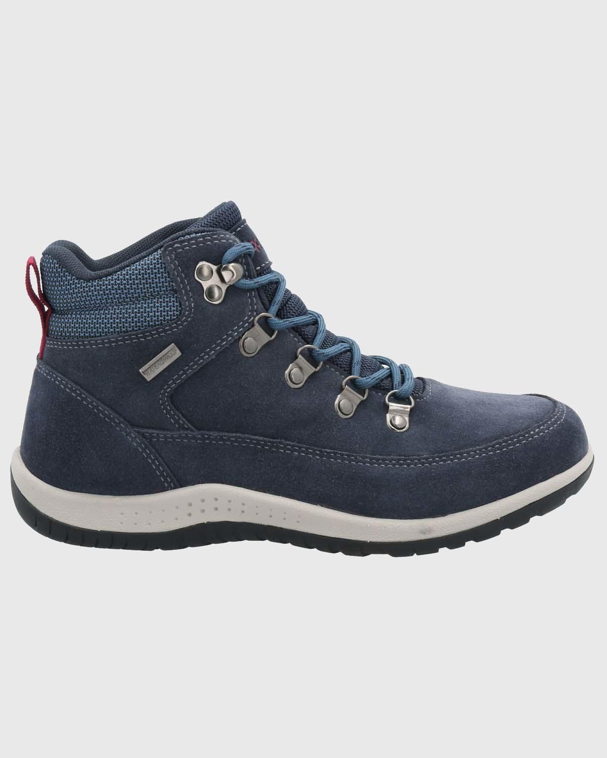 Botin Cuero Mujer Emur Azul-1