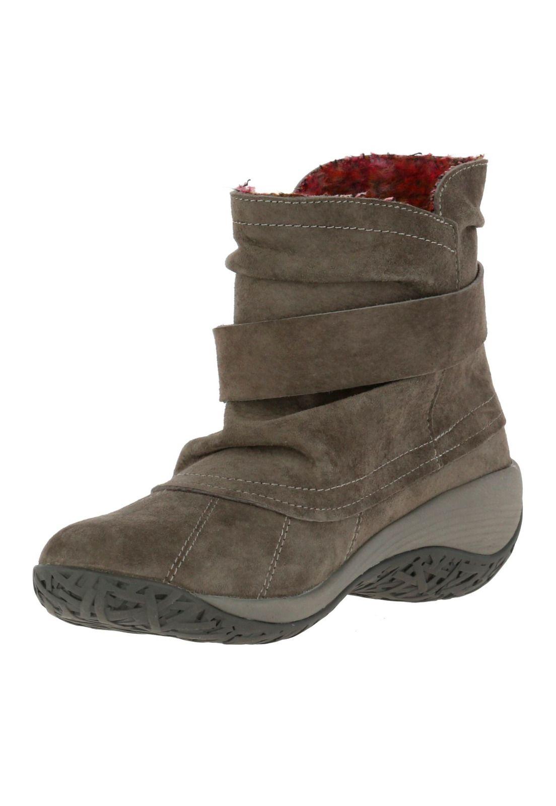 Botin Mujer Cuero Alana Gris-1