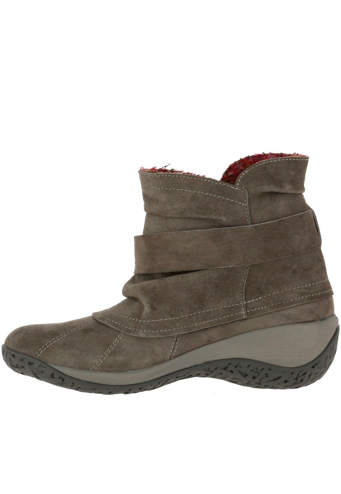 Botin Mujer Cuero Alana Gris-3