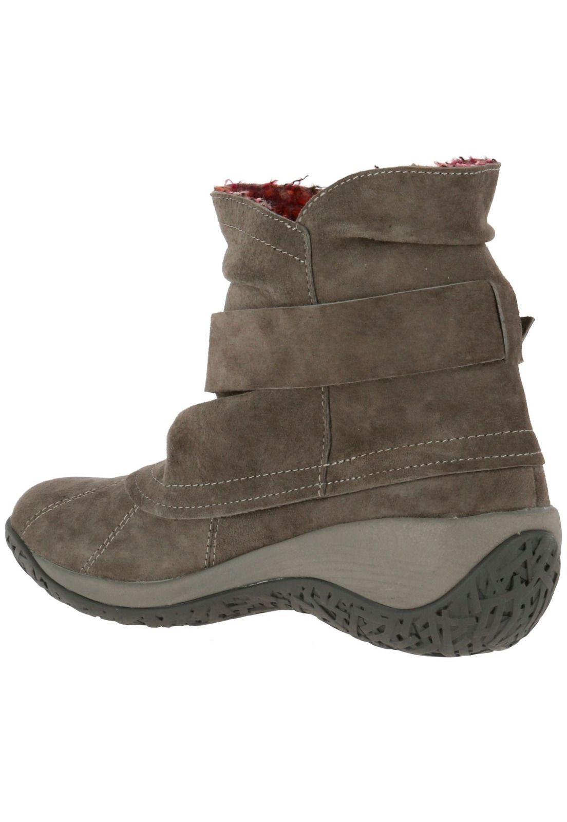 Botin Mujer Cuero Alana Gris-4