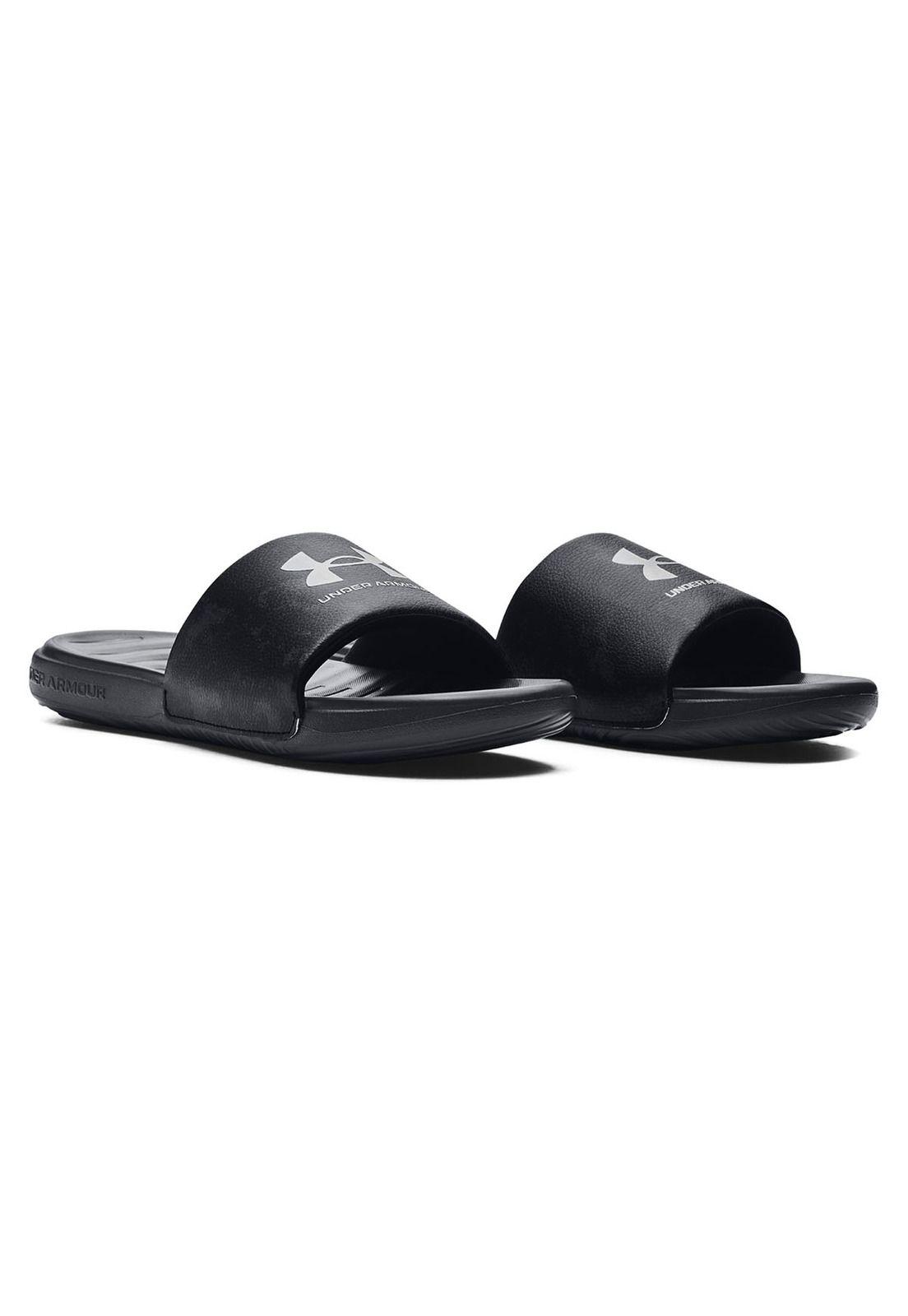 Sandalias UA Ansa para hombre Negro-5
