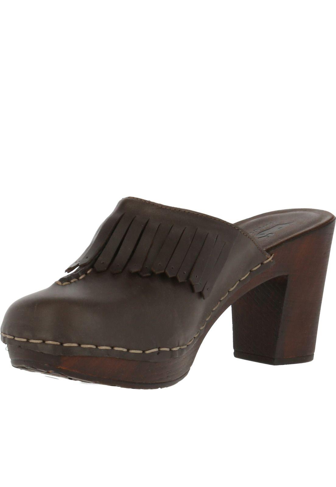 Sueco Cuero Megan Café Mujer-1