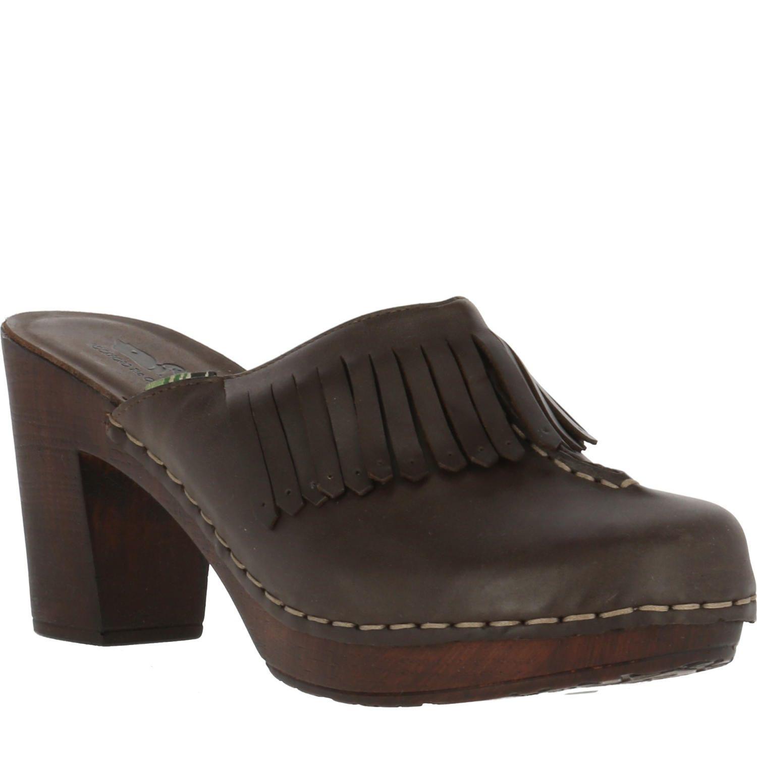 Sueco Cuero Megan Café Mujer-0