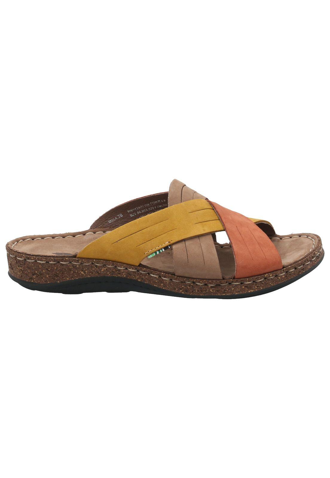 Sandalia Cuero Mujer Rack Café-0