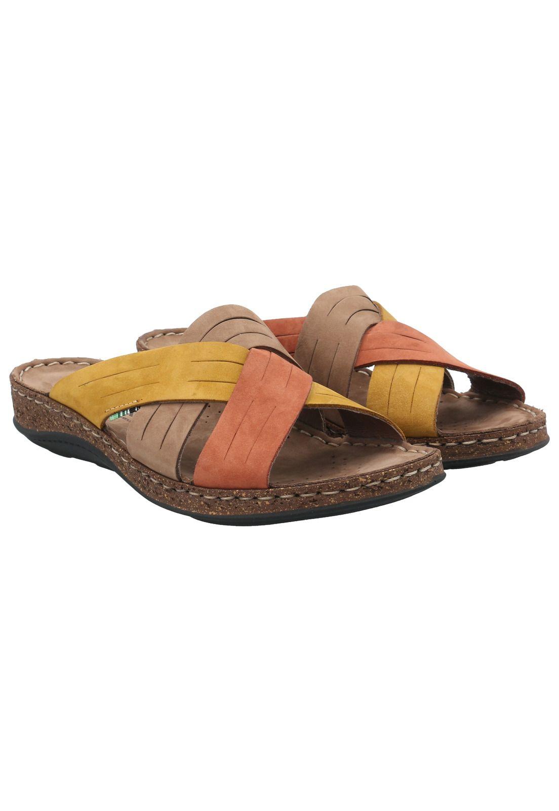 Sandalia Cuero Mujer Rack Café-7