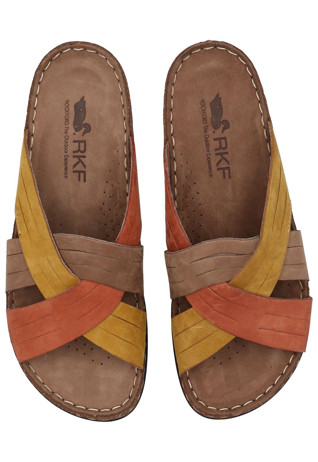 Sandalia Cuero Mujer Rack Café-8