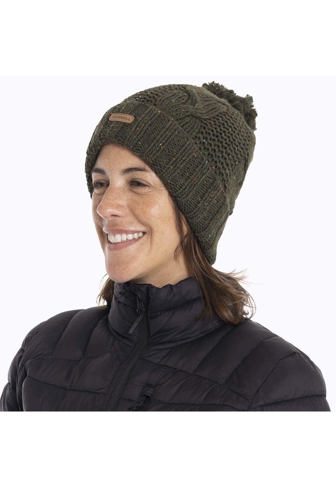 Gorro Unisex Ospika 2-Layer Pompo Verde Merrell-1