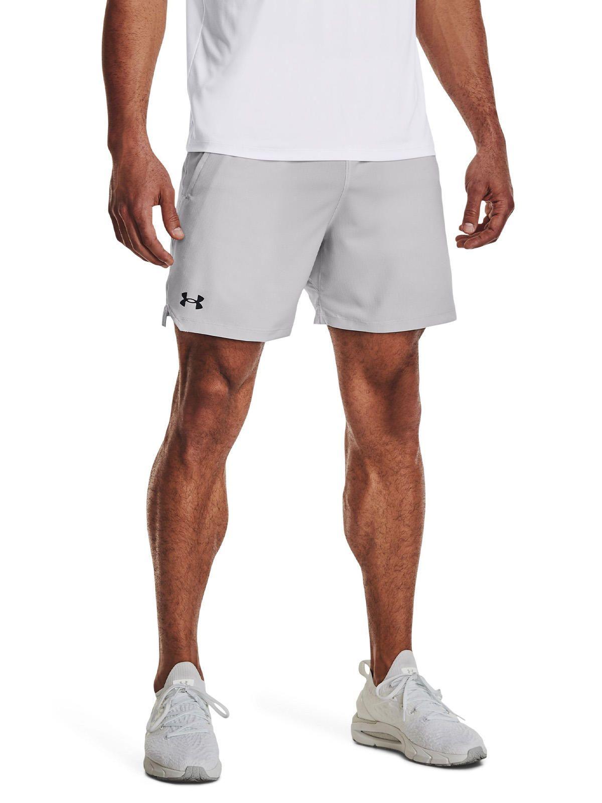 Short UA Vanish Woven 6" Gris Hombre-3