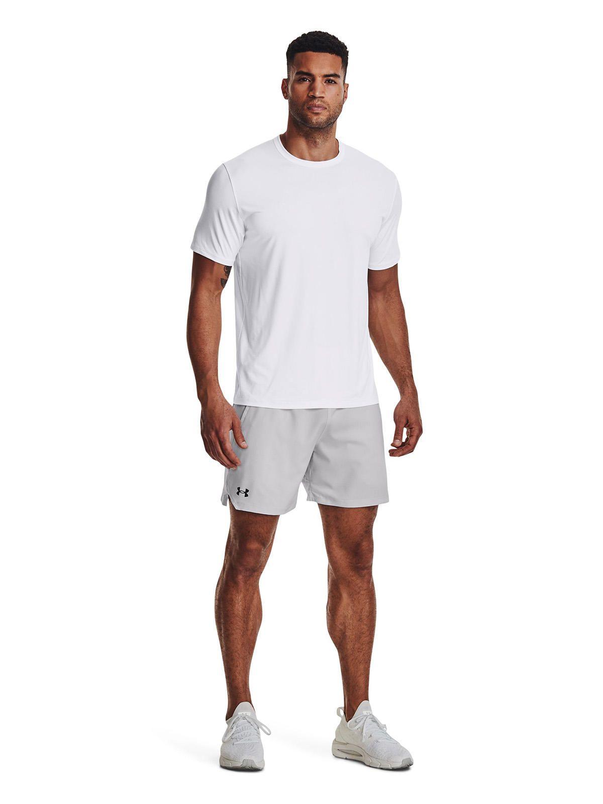 Short UA Vanish Woven 6" Gris Hombre-5