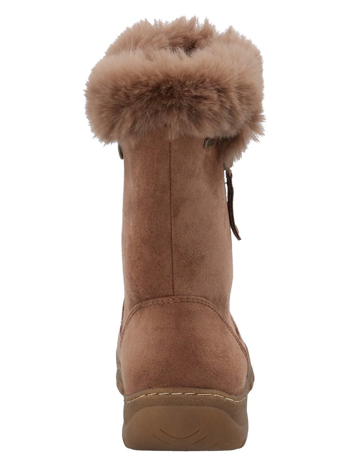 Botín Badajoz Mujer Camel-7