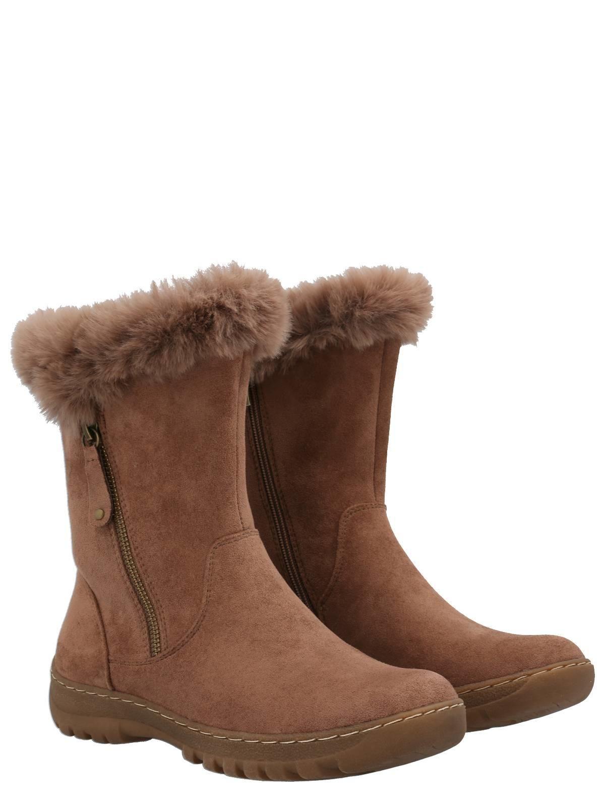 Botín Badajoz Mujer Camel-9