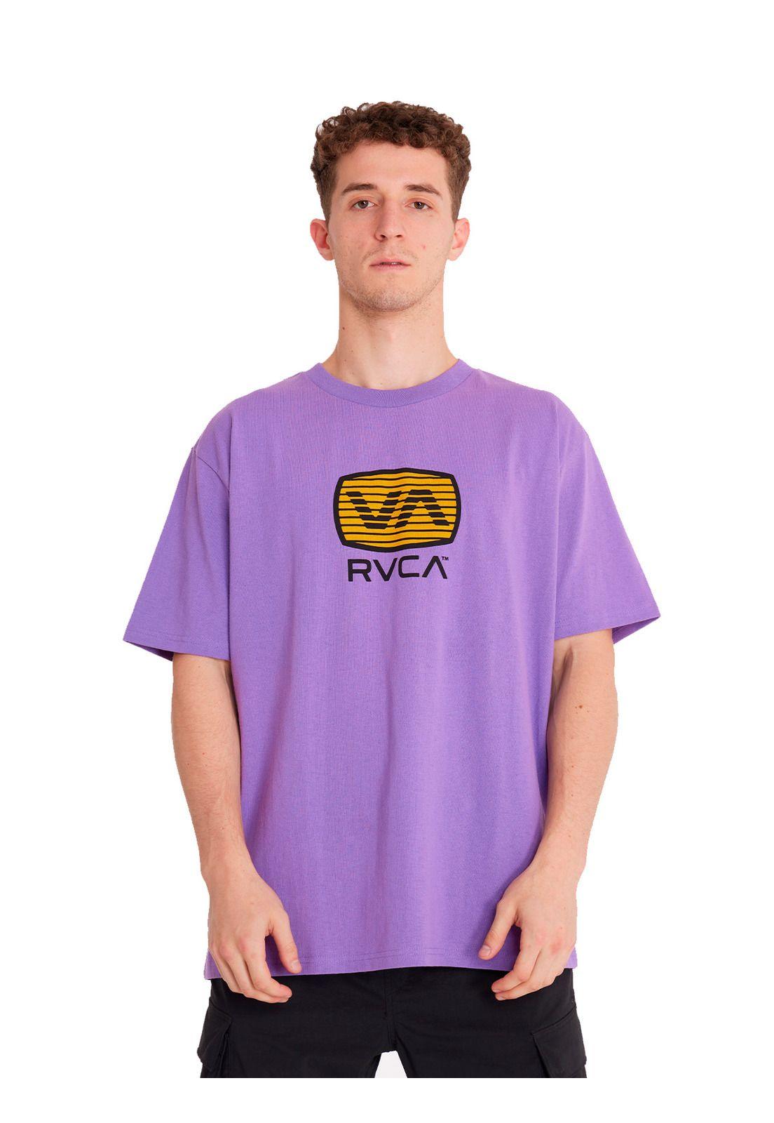 Polera manga corta Hombre Transistor Morado-0
