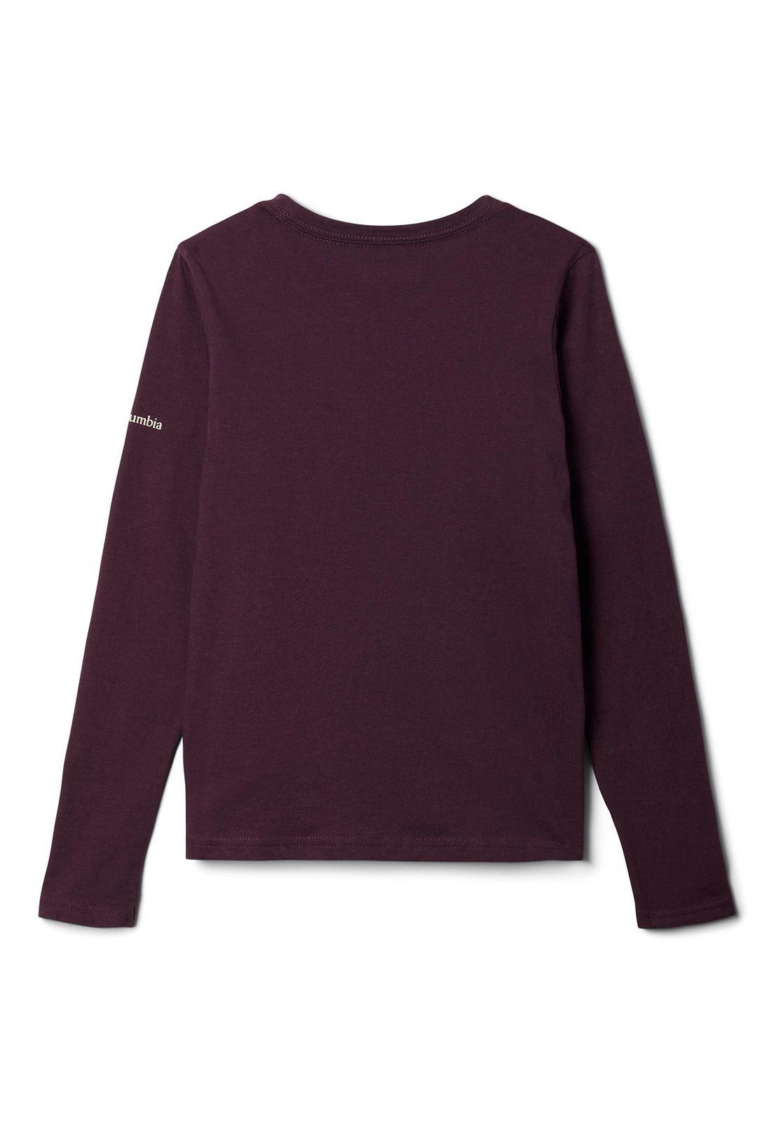 Polera Manga Larga Niña Hazeldel Hill Morado-1