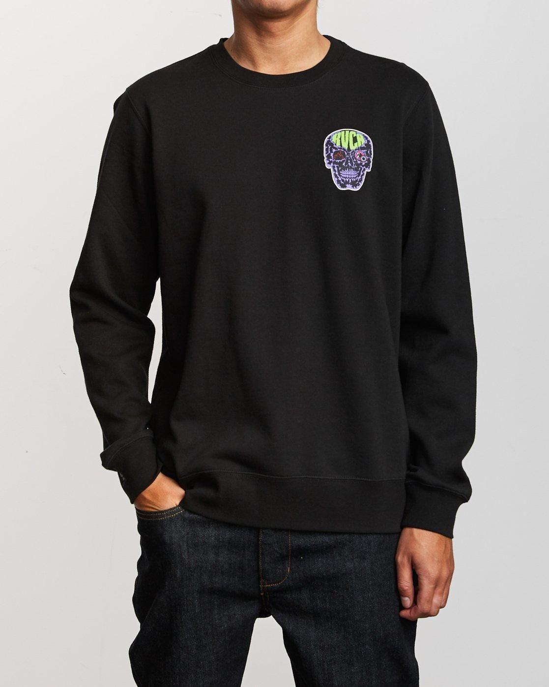 Polerón Hombre Leisure Crew Negro-0