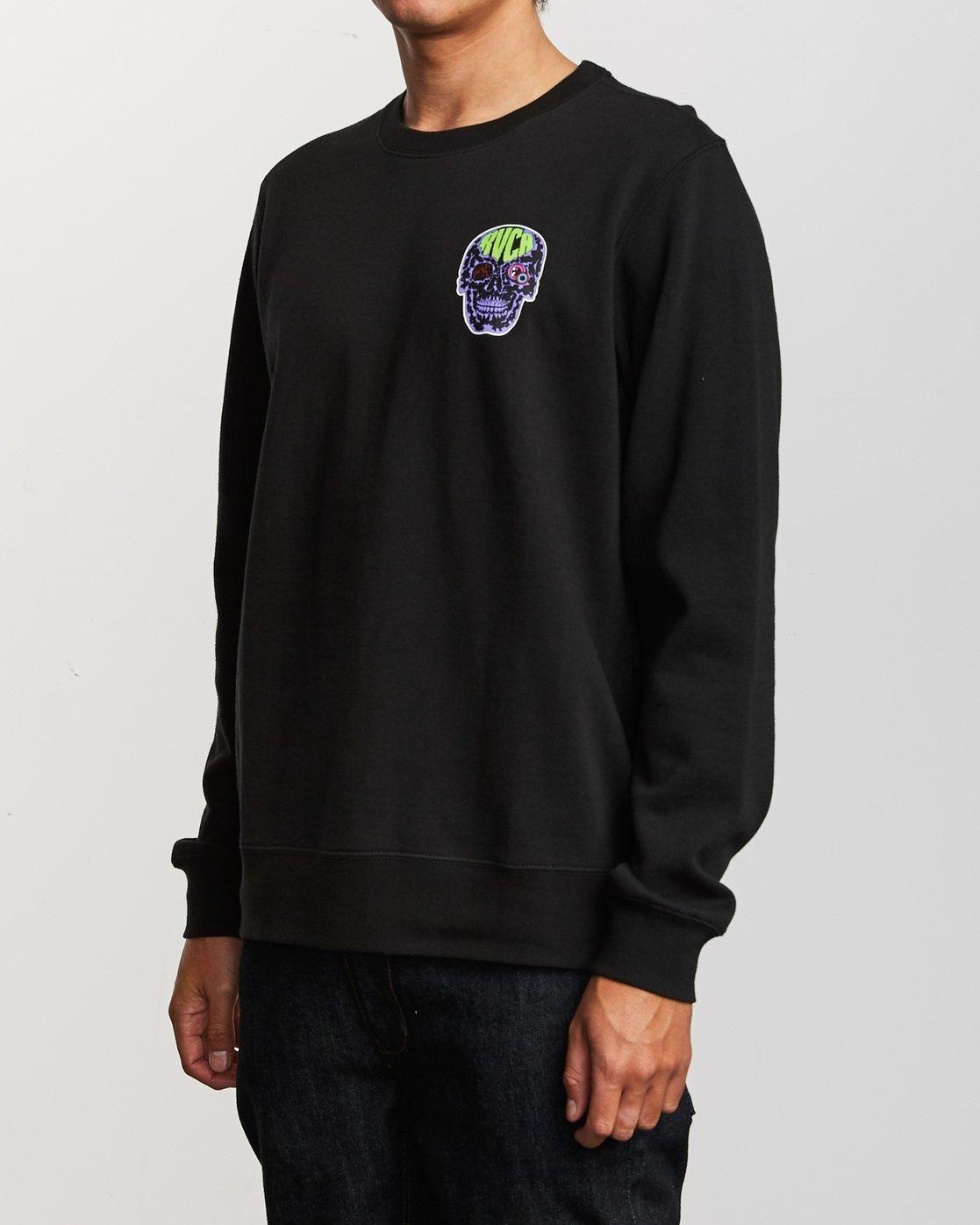 Polerón Hombre Leisure Crew Negro-1