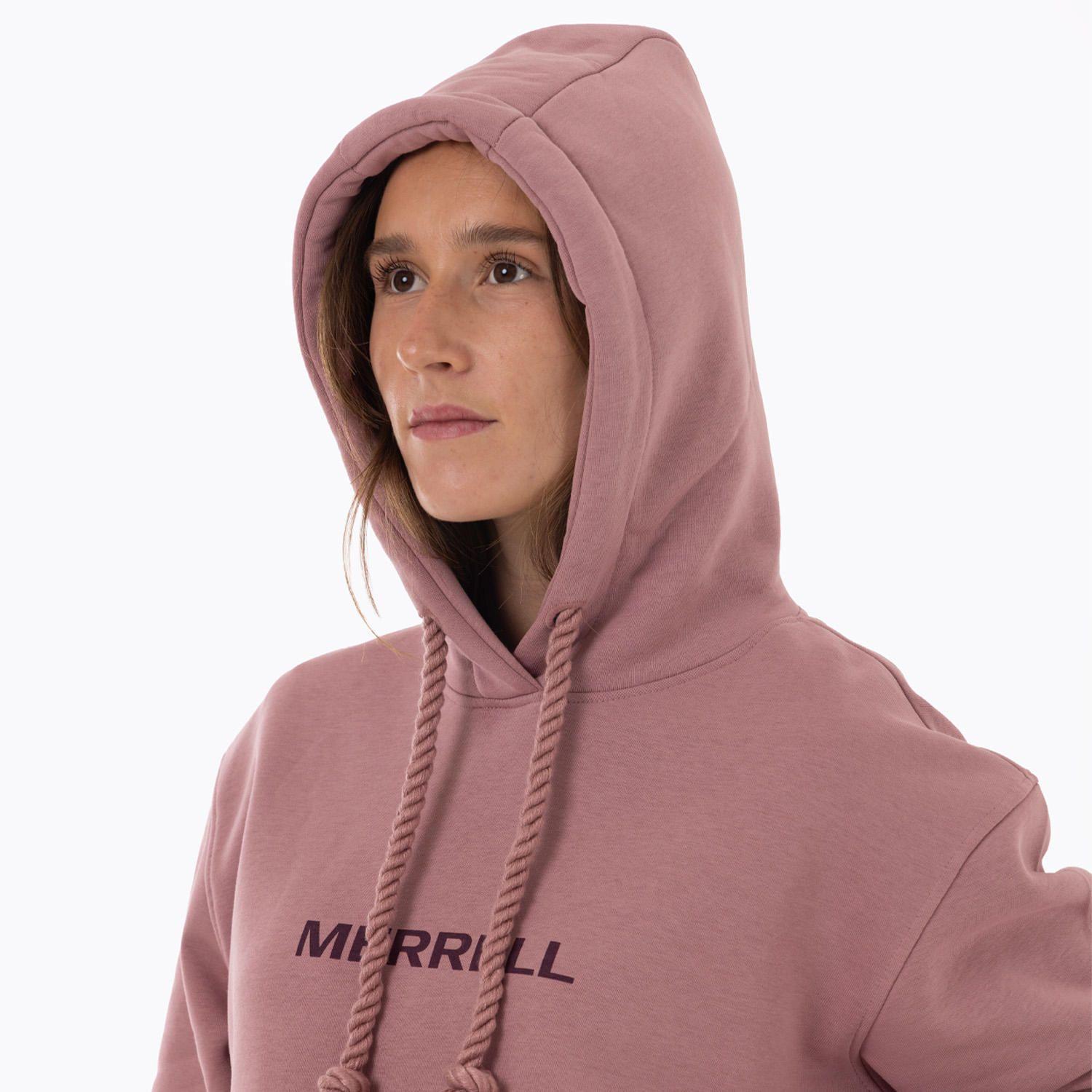 Polerón Mujer Logo Hoodie Rosado-4