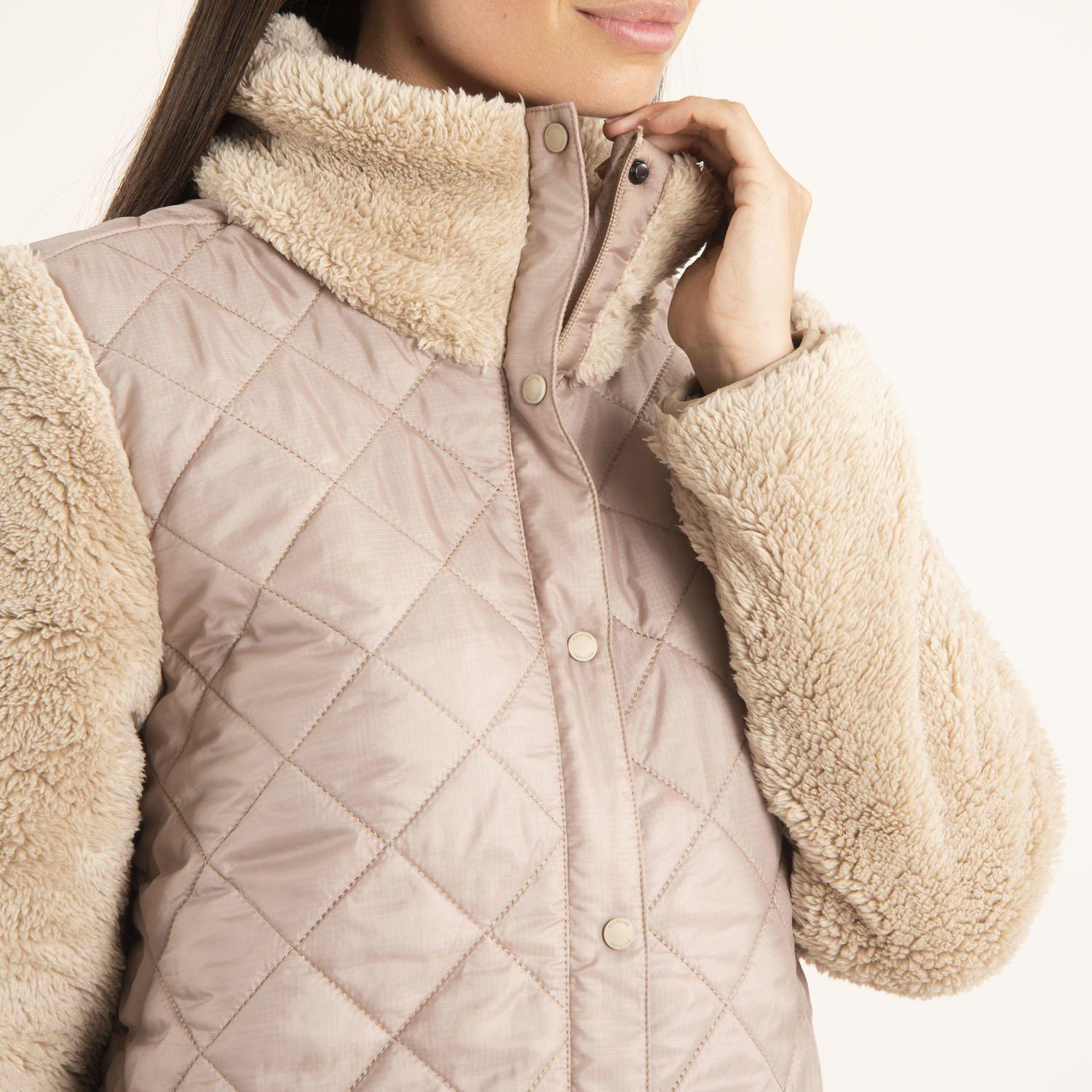 Chaqueta Mujer Pola Dorado-4