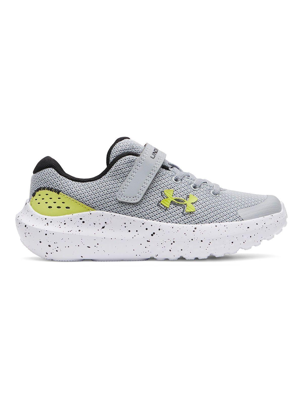 Zapatilla Preescolar UA Surge 4 AC Gris Niño-0