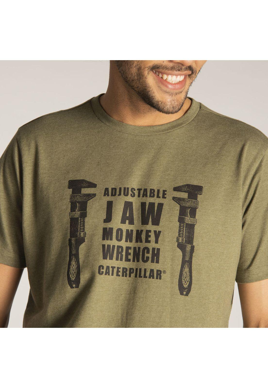 Polera M/C Hombre Fdtn Tools Tee Verde-4