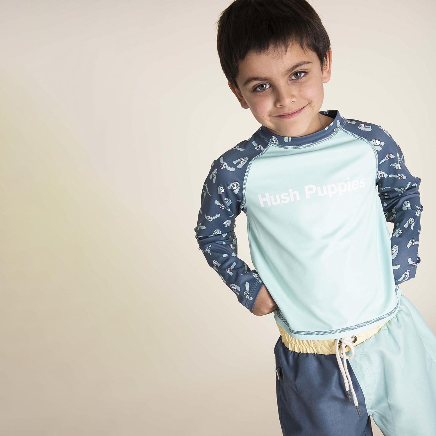 Polera Niño Uv Celeste-2