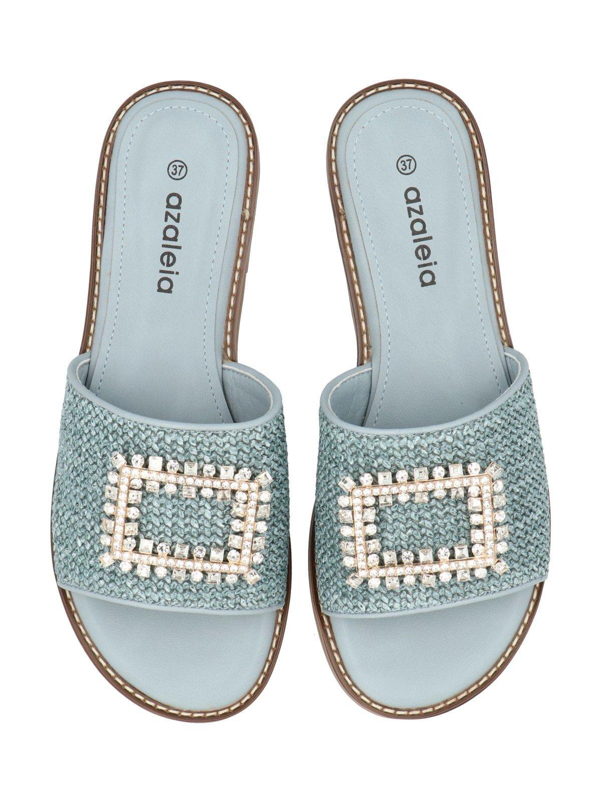 Sandalia Mujer Yan Celeste-7