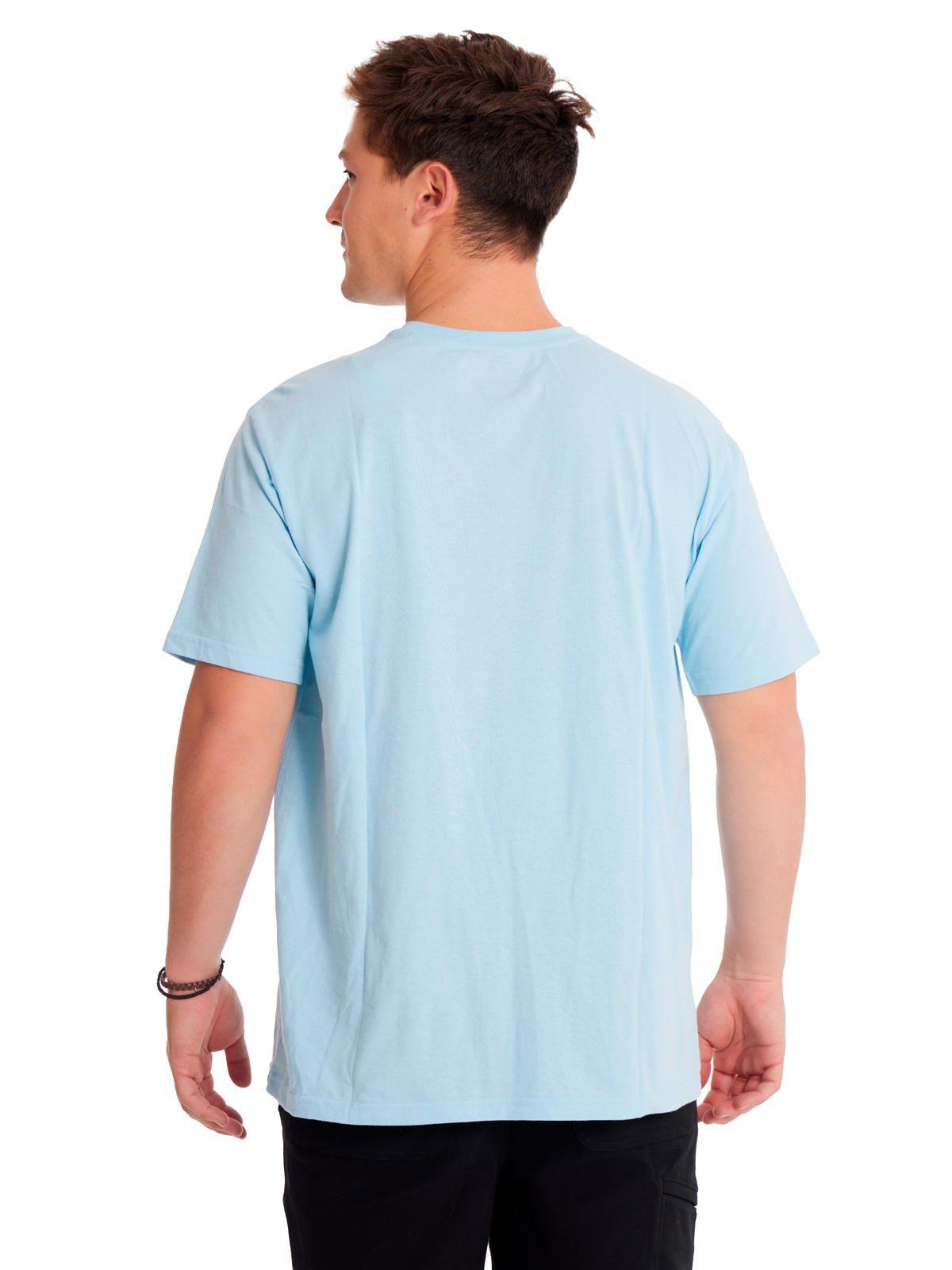 Polera Manga Corta Unisex Cat Logo Tee Celeste-3