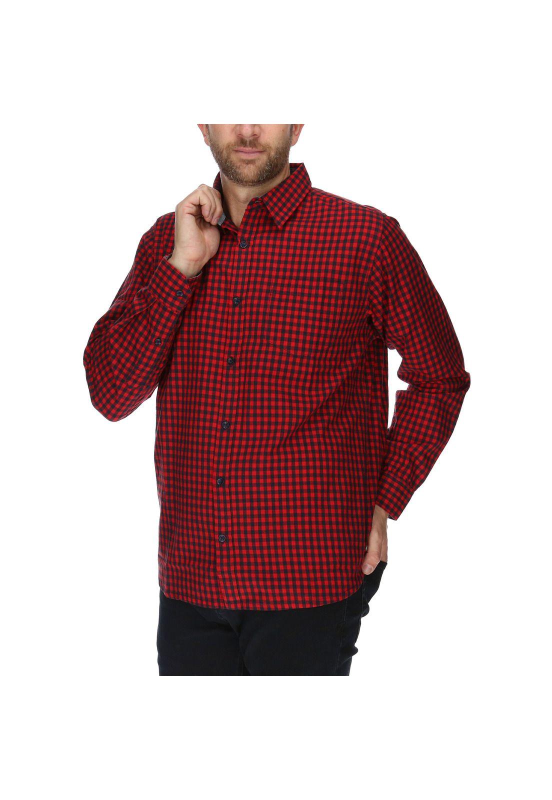 Camisa Foundation Gingham Rojo-1