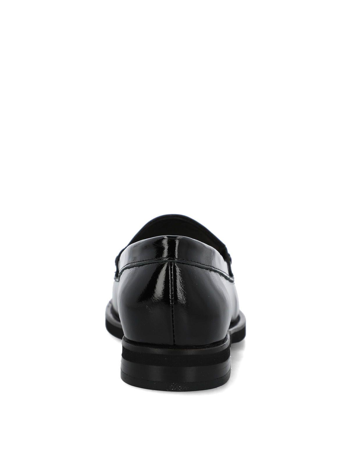 Mocasin Cuero Mujer Gaela Negro-6