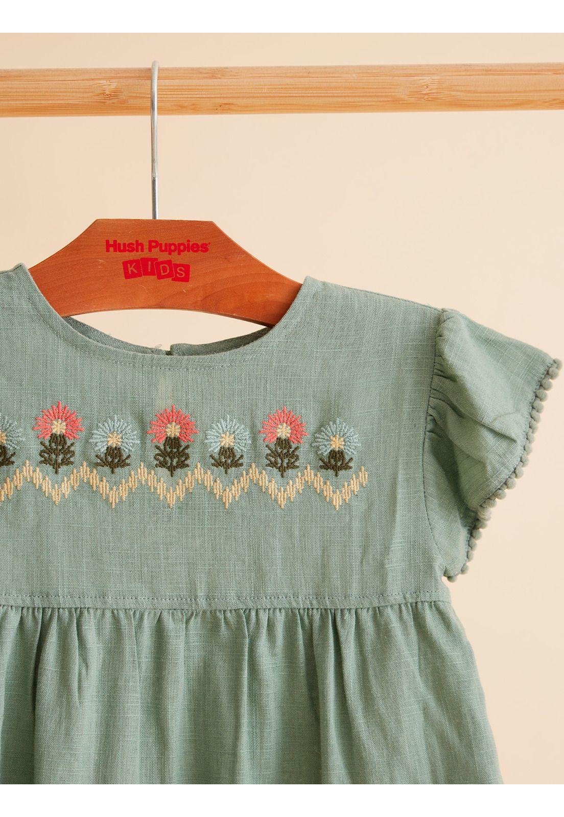 Blusa Niña Ana Verde-3