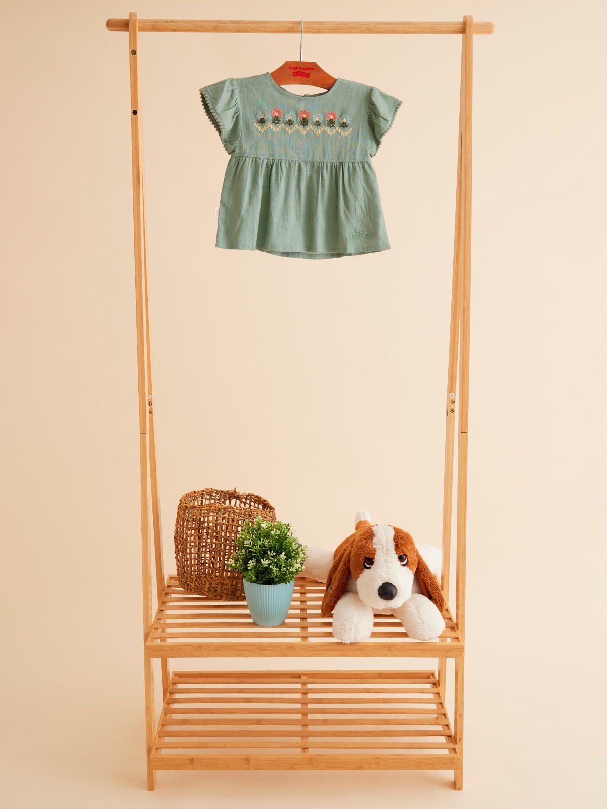 Blusa Niña Ana Verde-1