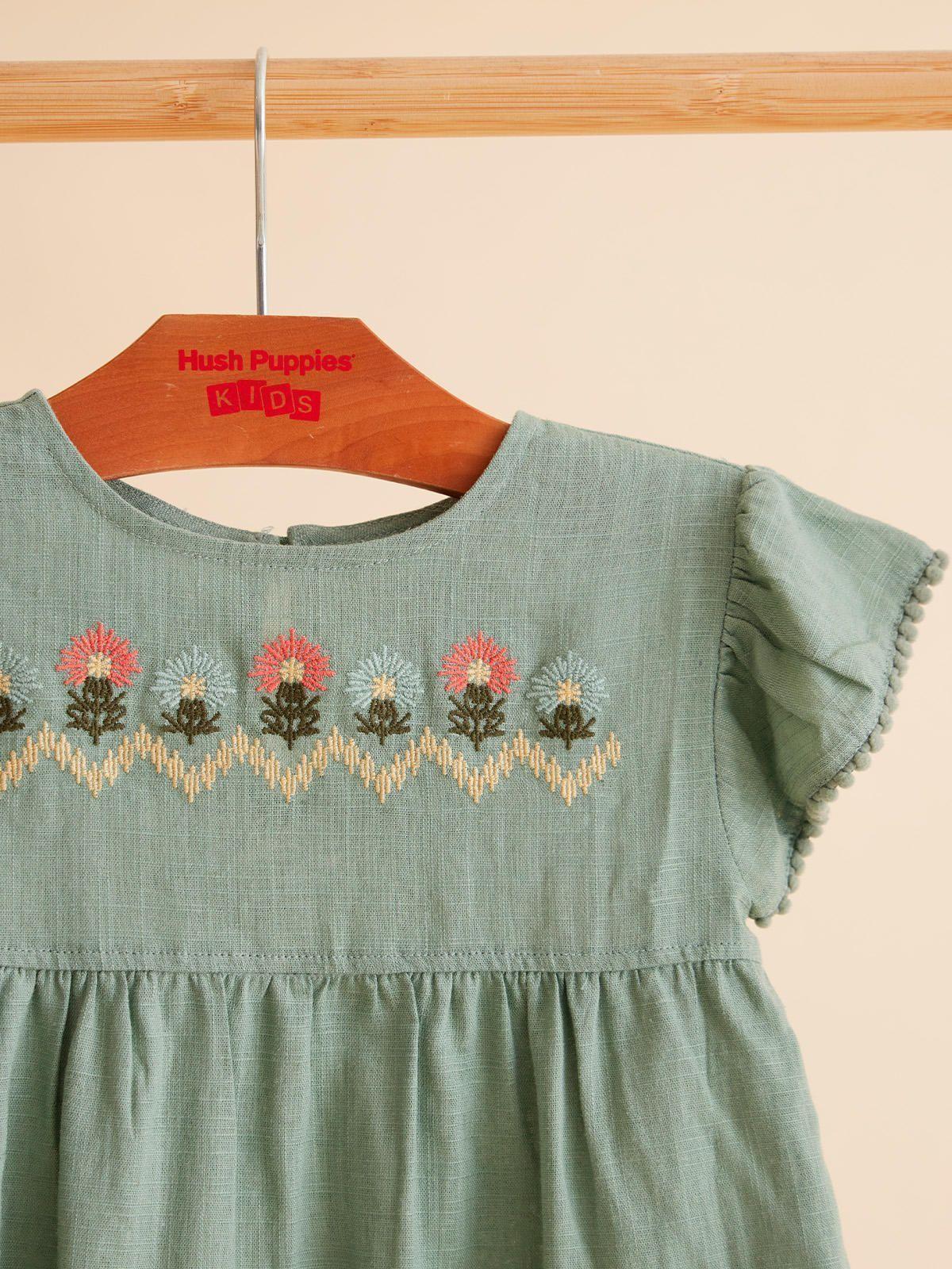Blusa Niña Ana Verde-3