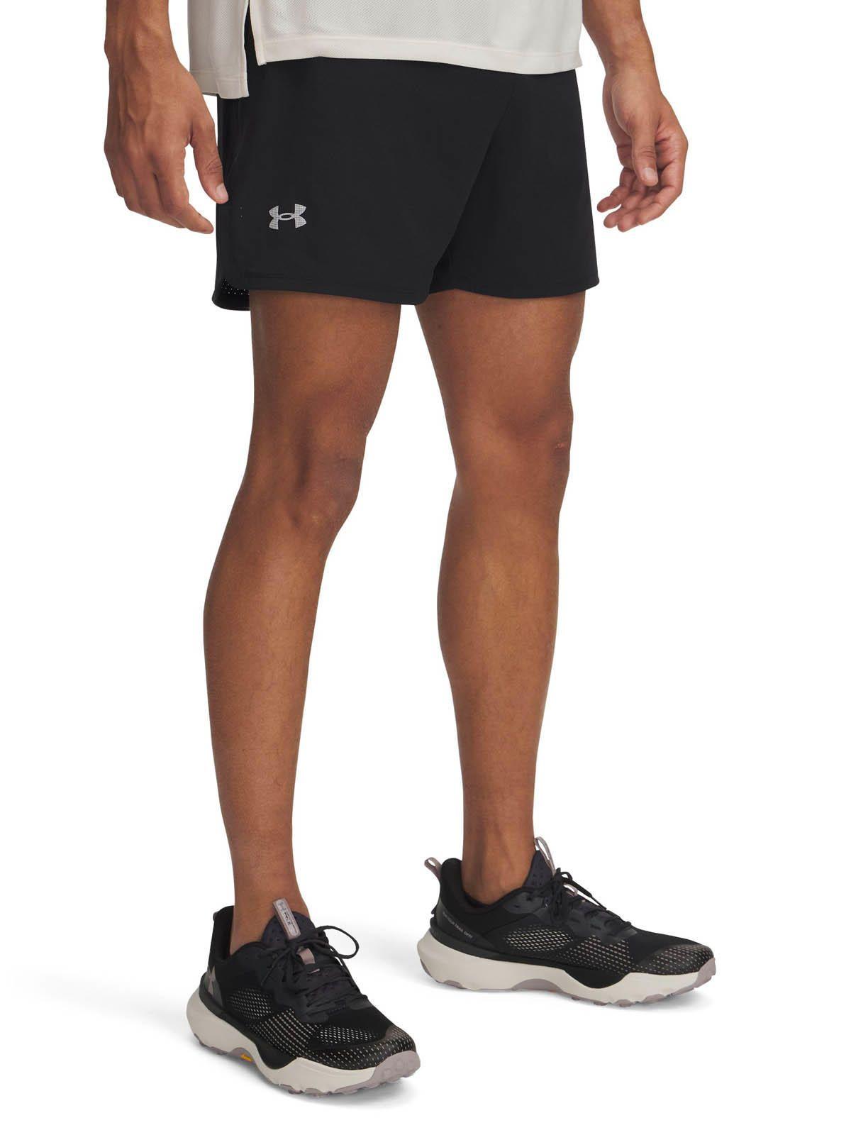 Short Ua Trail Run Launch Negro Para Hombre-0