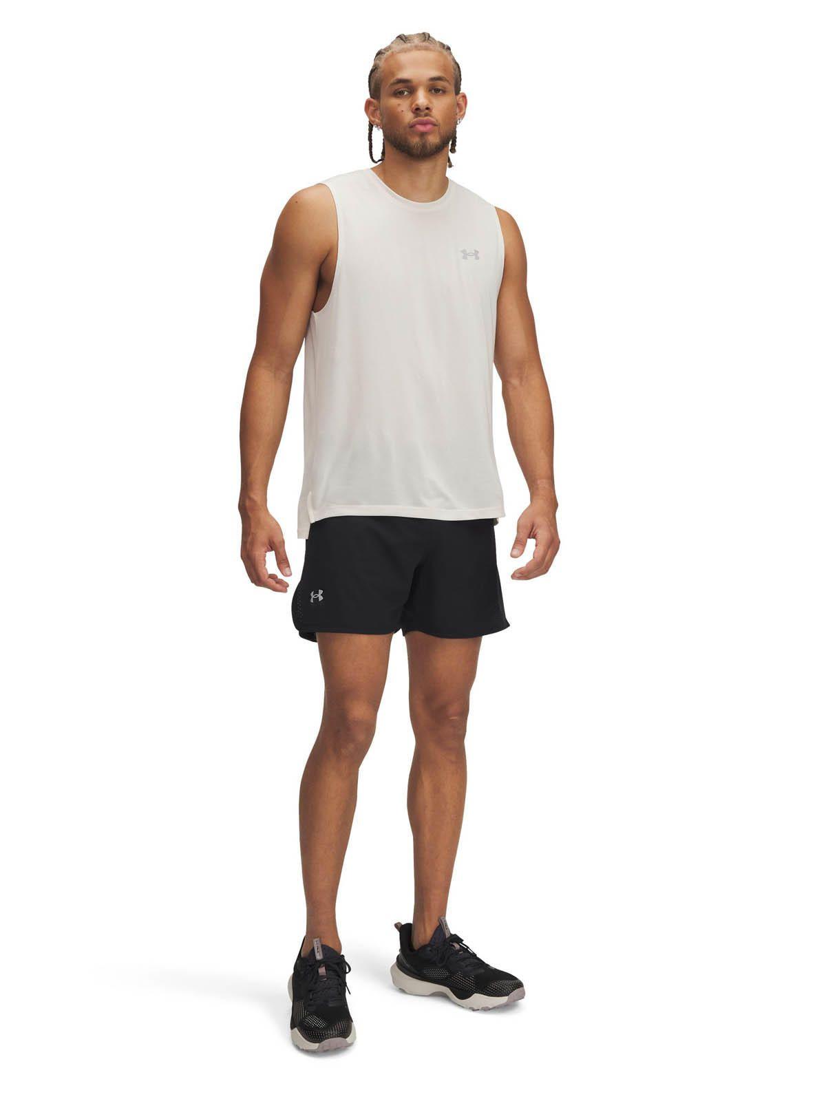 Short Ua Trail Run Launch Negro Para Hombre-3