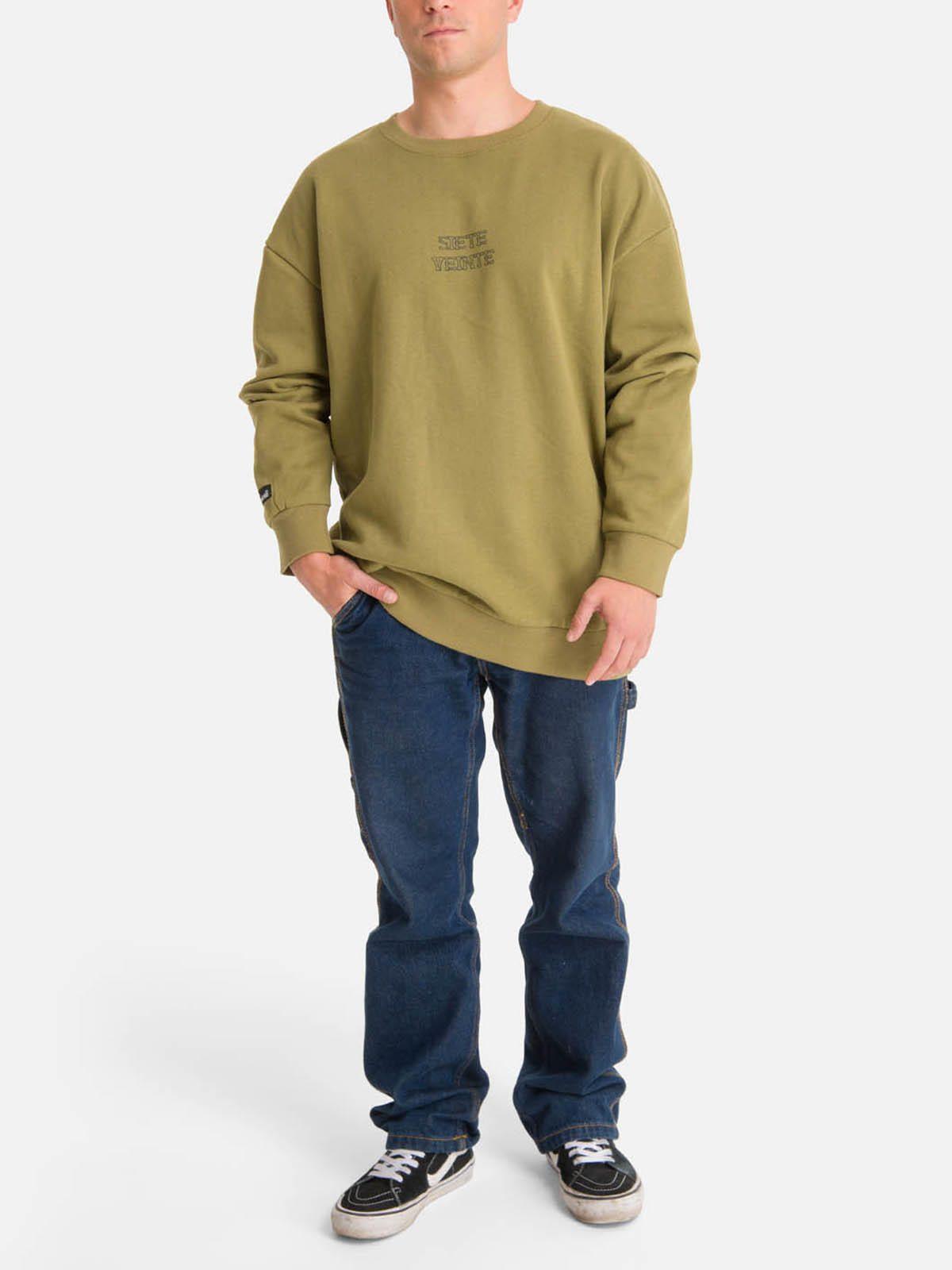 Poleron Hombre 7Bones Verde -3