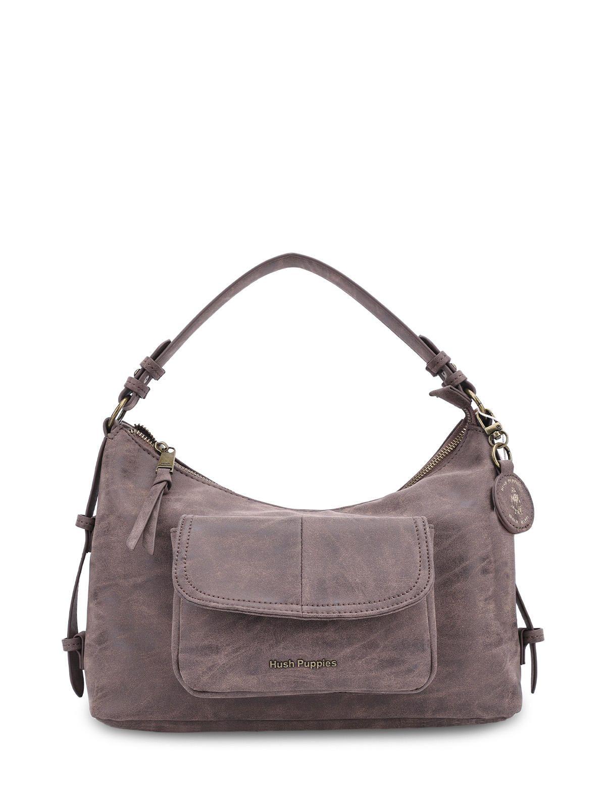 Cartera Ecocuero Mujer Dover Hobo Café-0