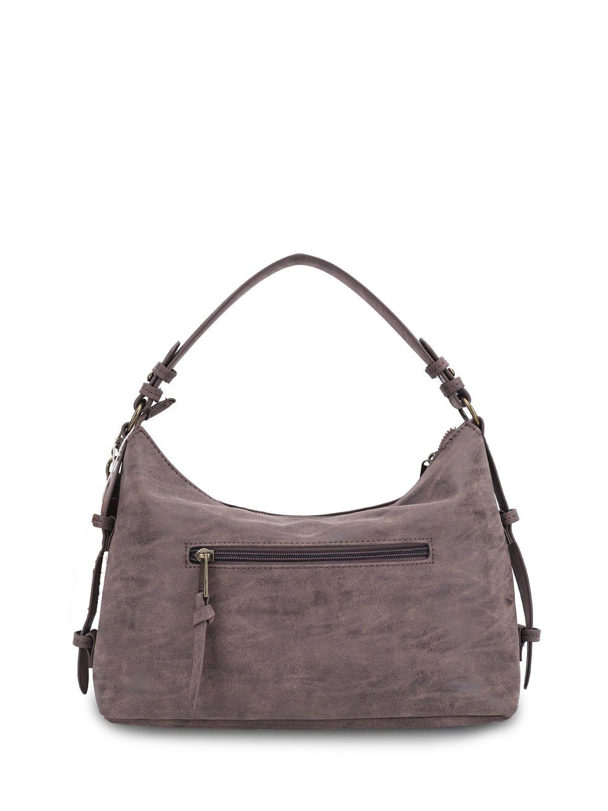 Cartera Ecocuero Mujer Dover Hobo Café-1