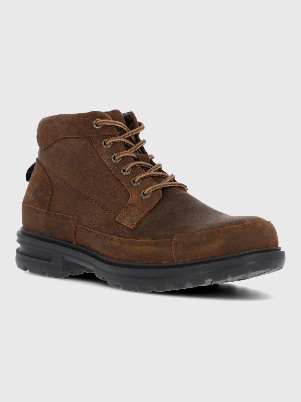 Botin Cuero Hombre Terzo Café-0
