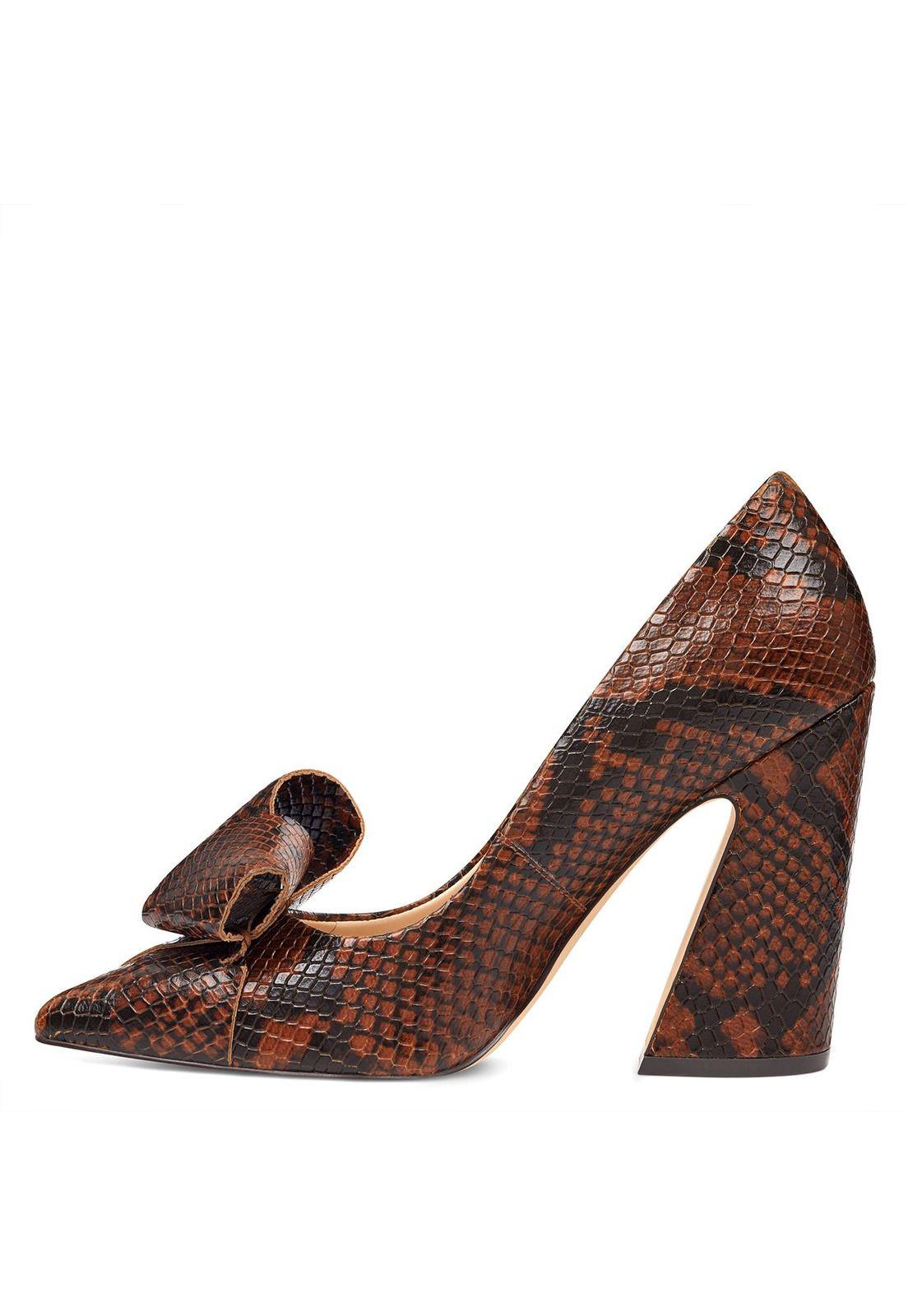 Zapato  Haddriana Café Pitón Mujer-3