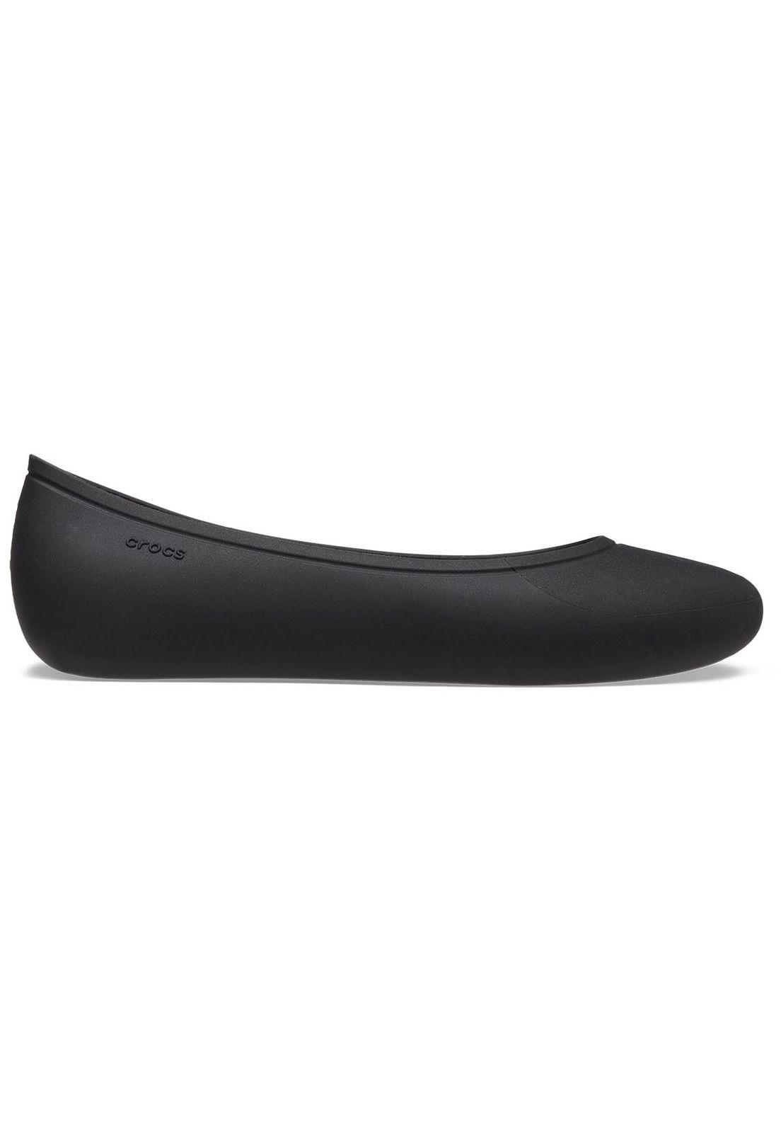 Sandalia Crocs Mujer Brooklyn Flat Negro-0
