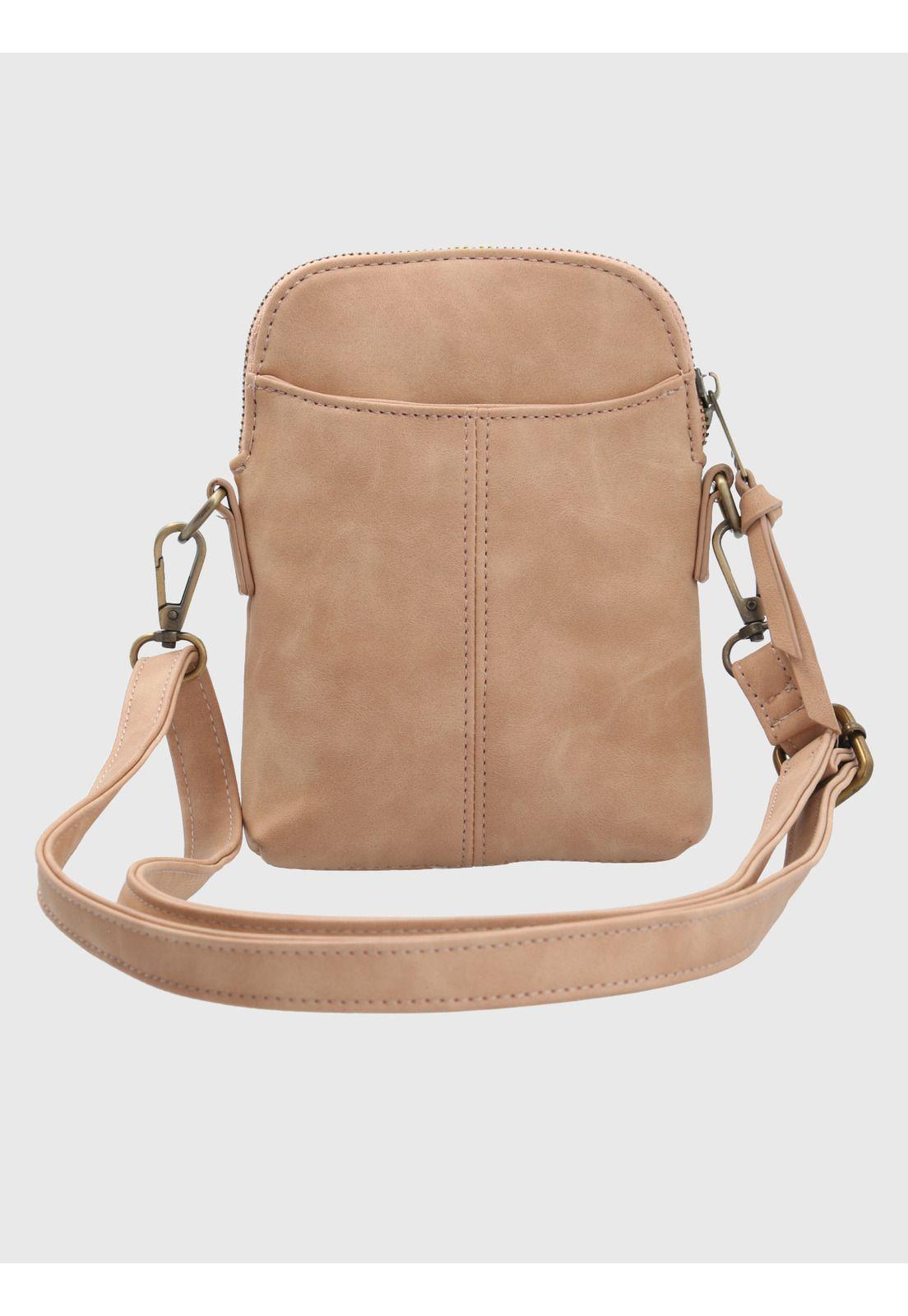 Cartera Ecocuero Rosado Dalton Cross Mujer-2