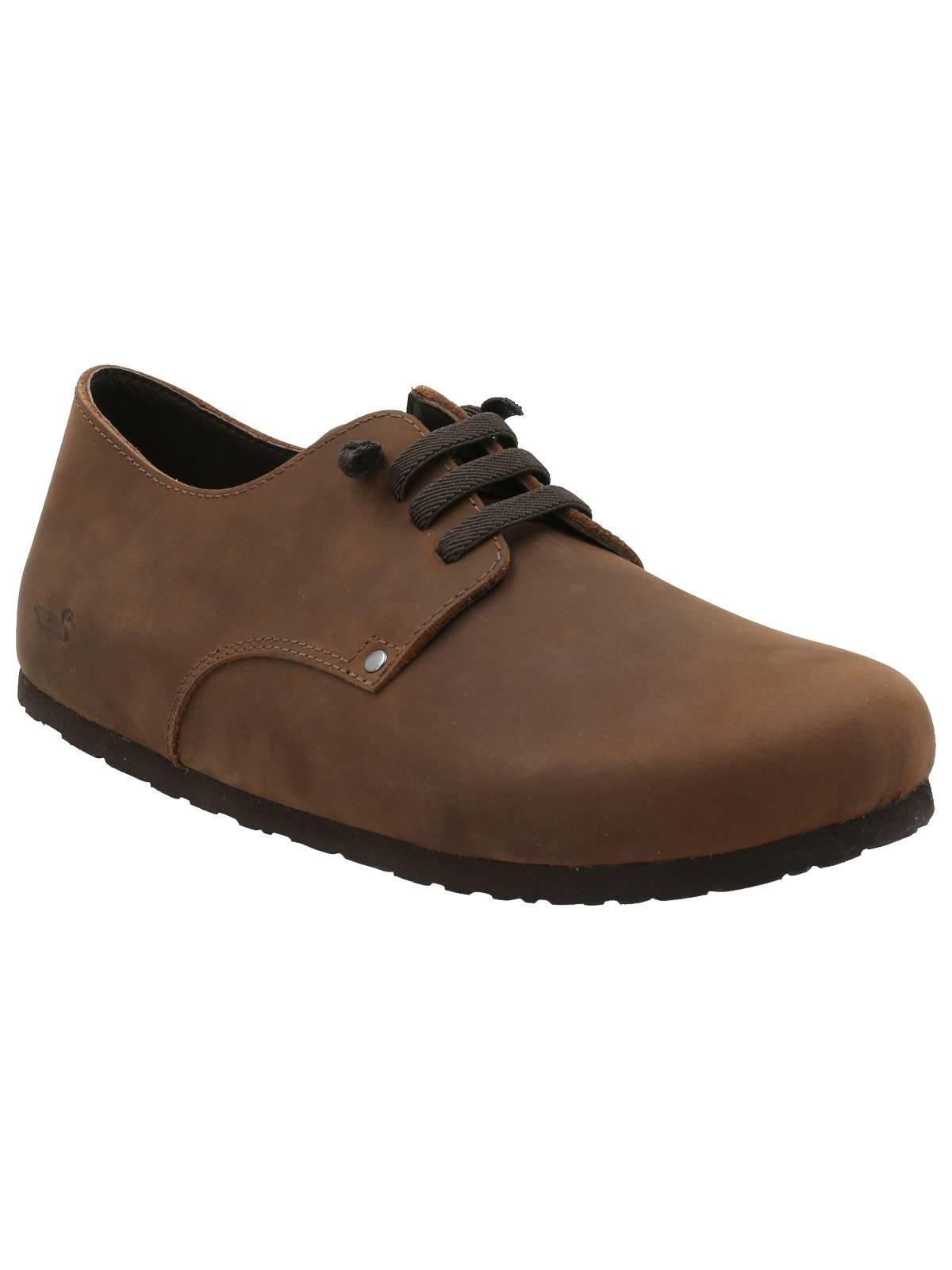 Zapato Cuero Mujer Gennova Café-1