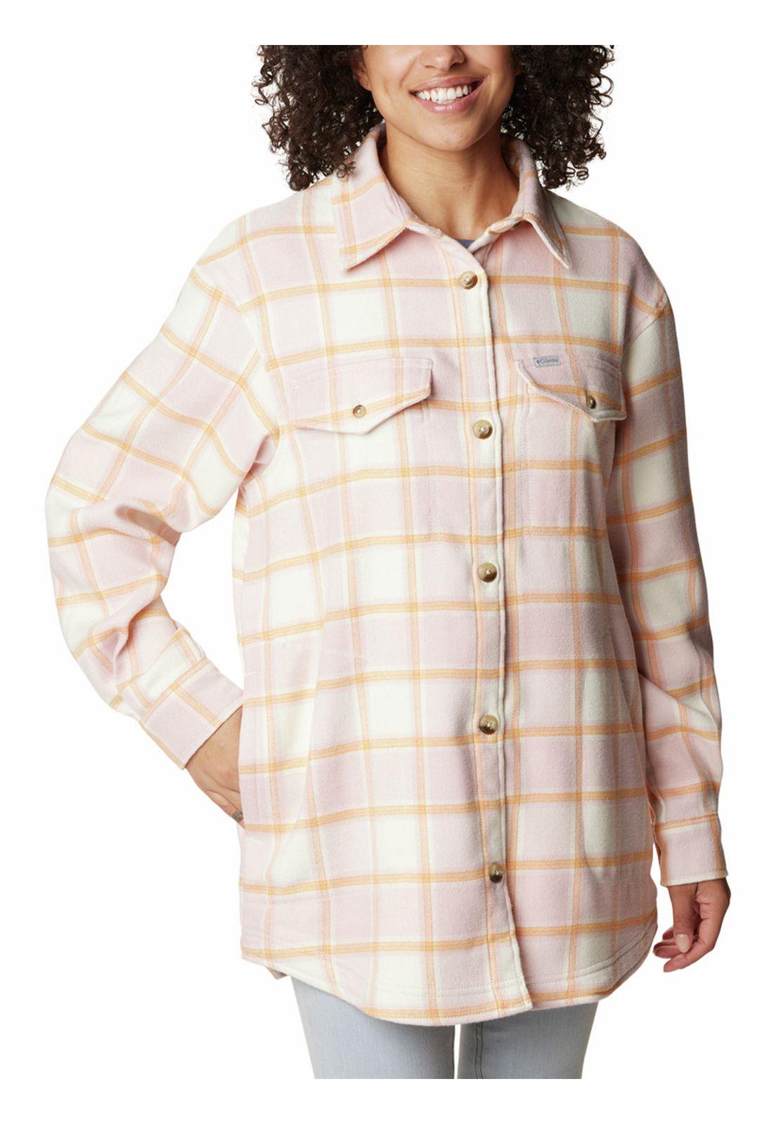 Camisa Manga Larga Mujer Calico Basin Rosado-0