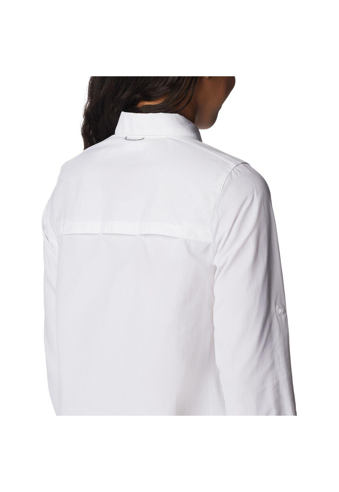 Camisa Silver Ridge 3.0 Ls Blanco Mujer-4