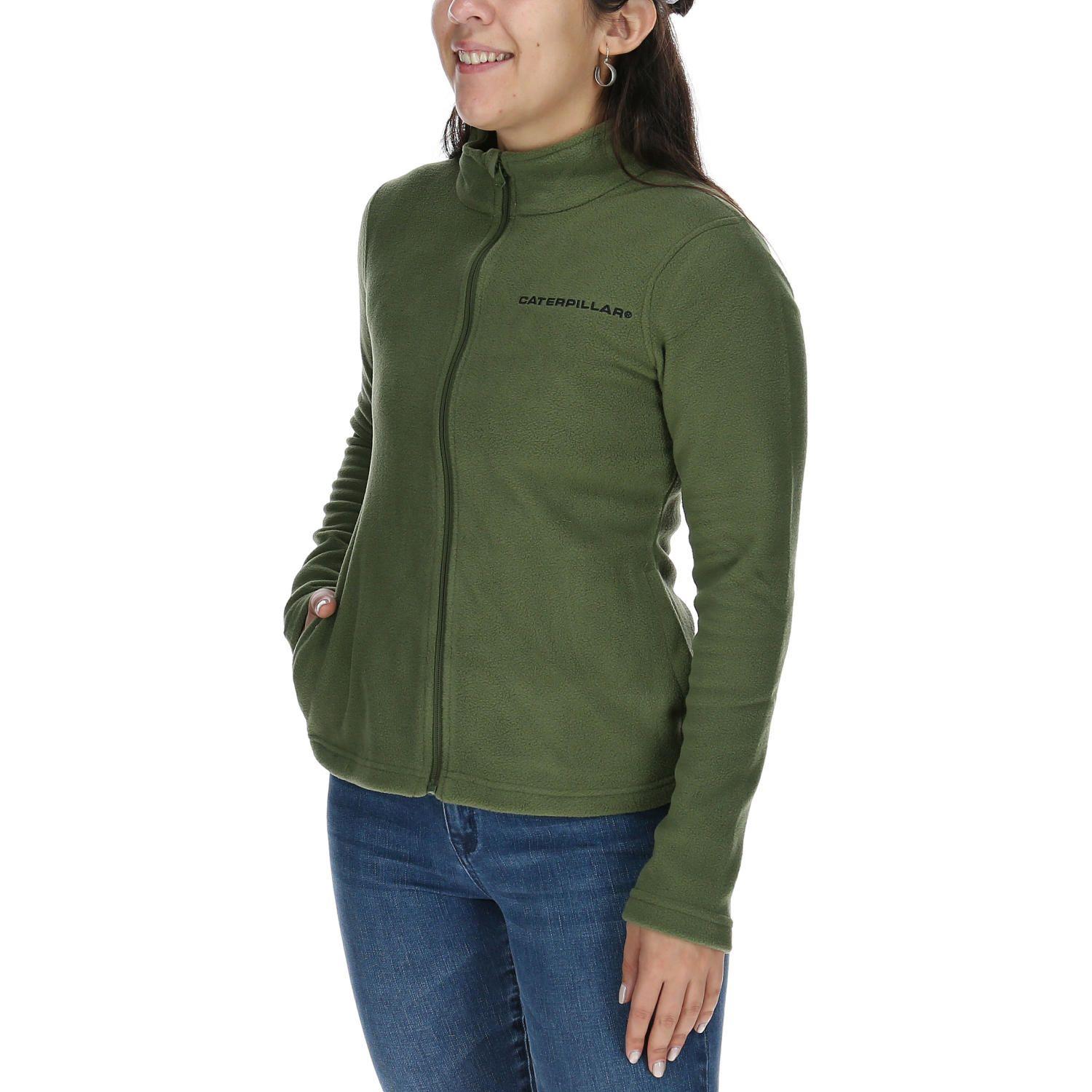 Polar Mujer Wms Microfleece Zip Verde-1