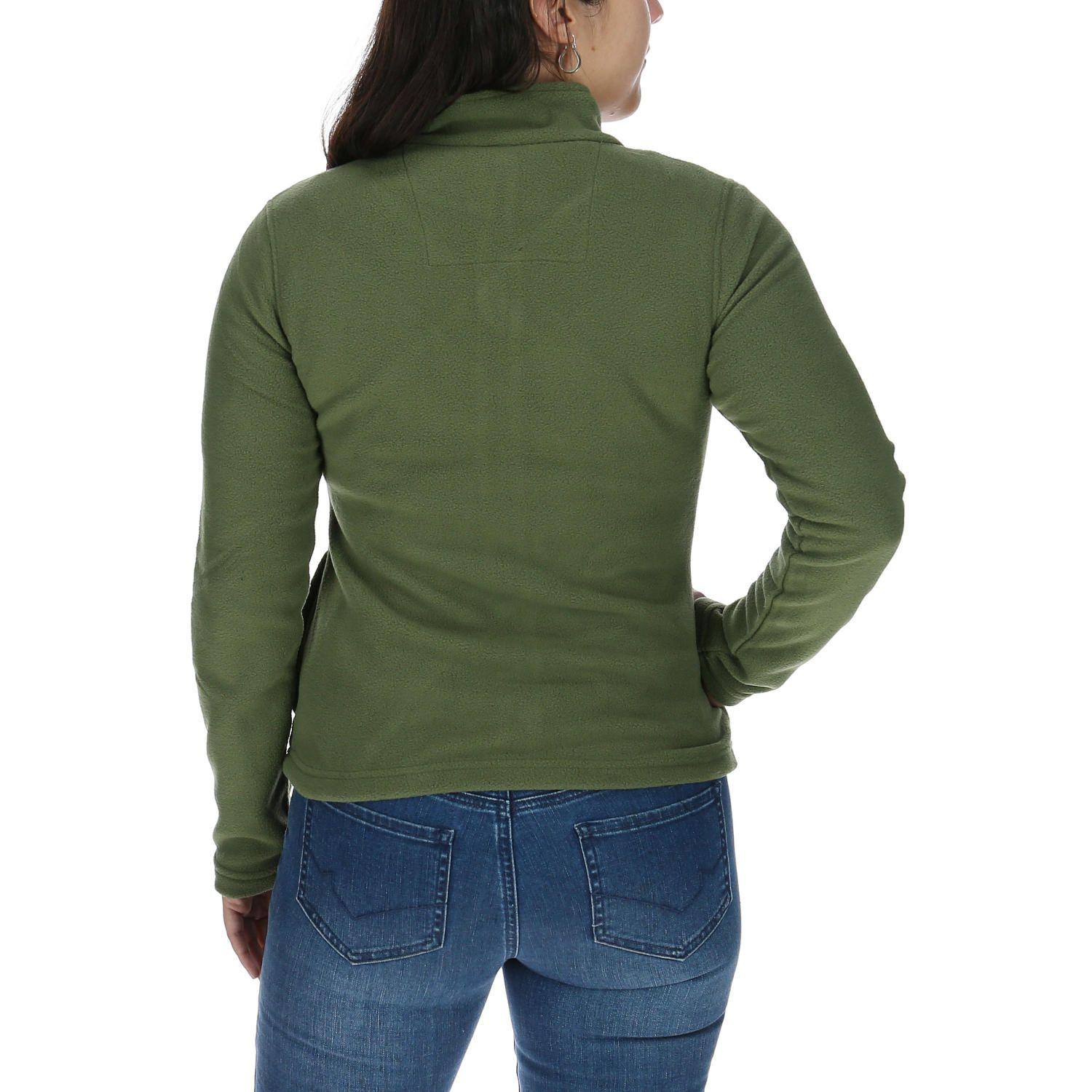 Polar Mujer Wms Microfleece Zip Verde-2