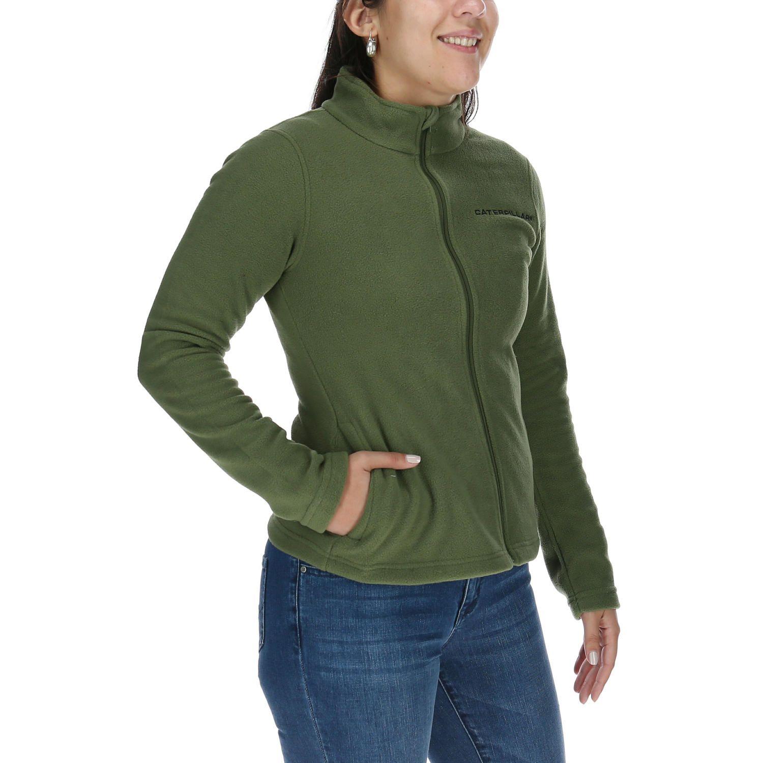 Polar Mujer Wms Microfleece Zip Verde-3