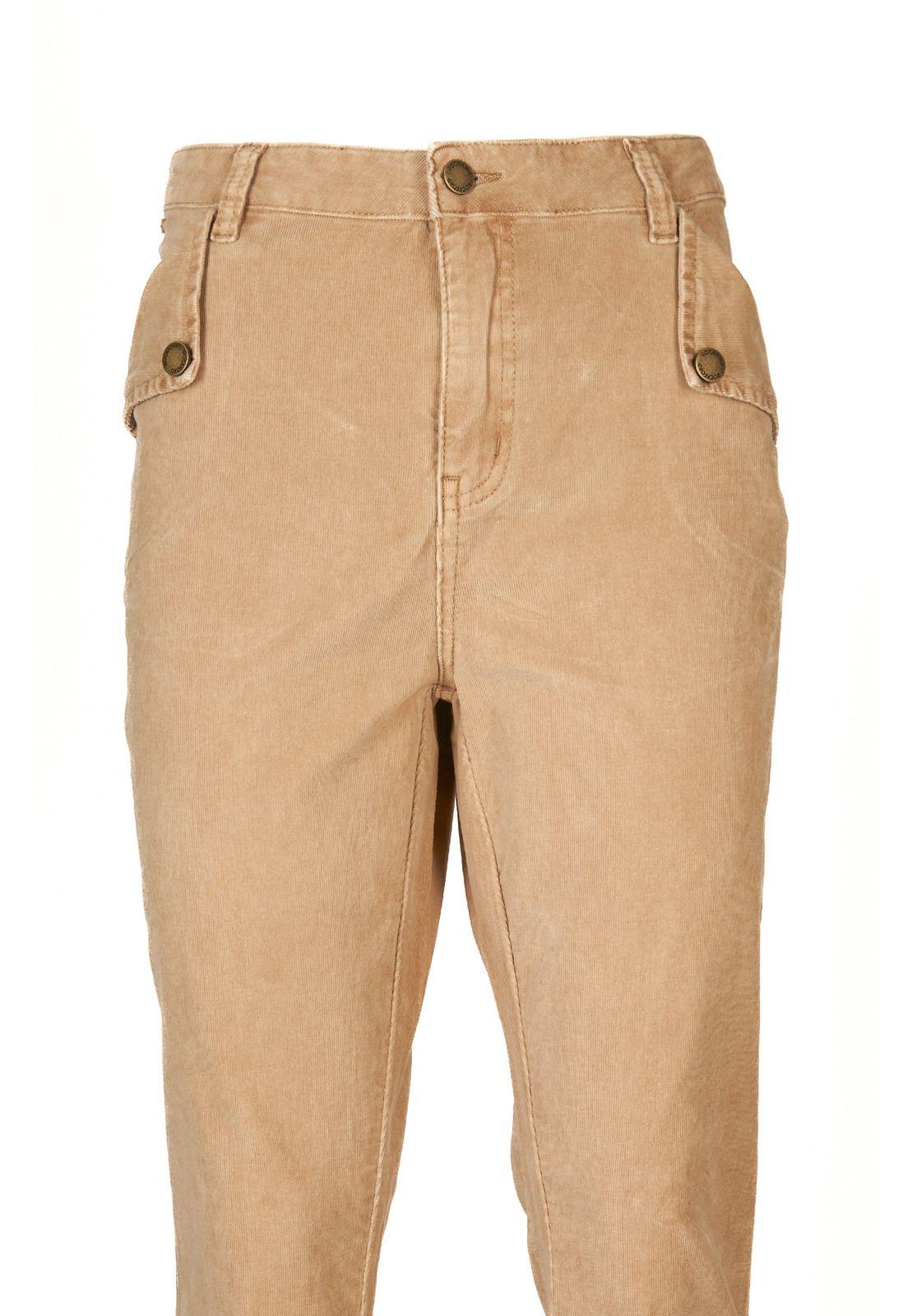 Pantalón Algodón Orgánico Mujer Alicia Verde-3