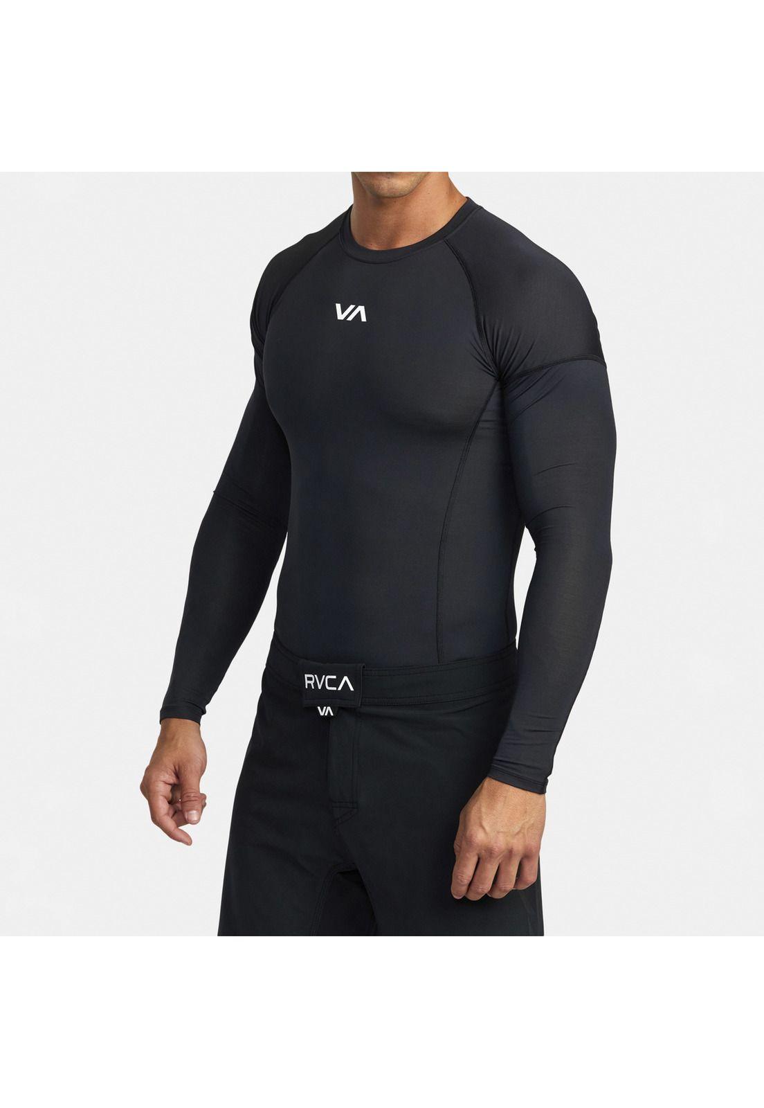 Polera Hombre Sport Rashguard M Sf Negro-0